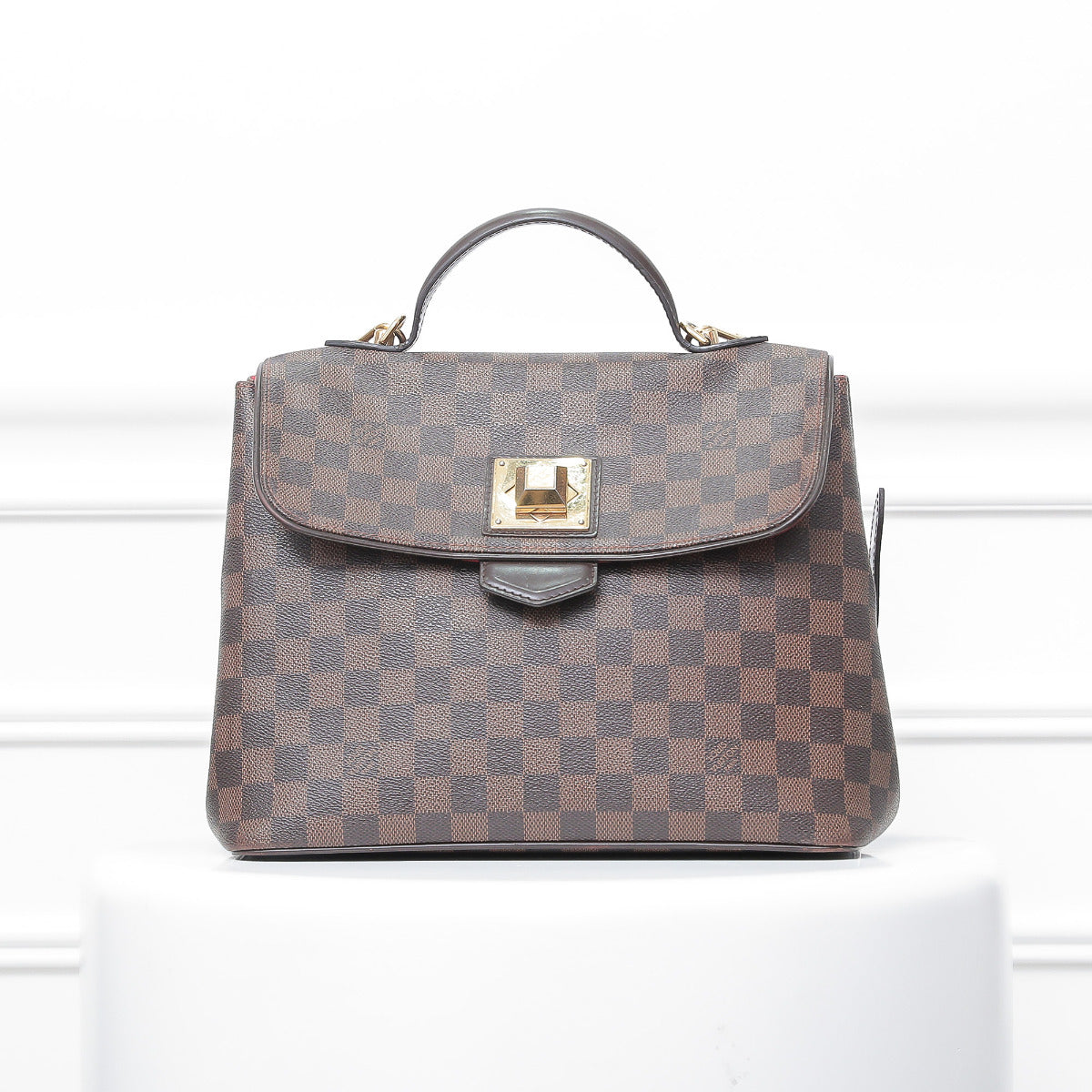 Louis Vuitton Ebene Bergamo MM Bag – The Closet