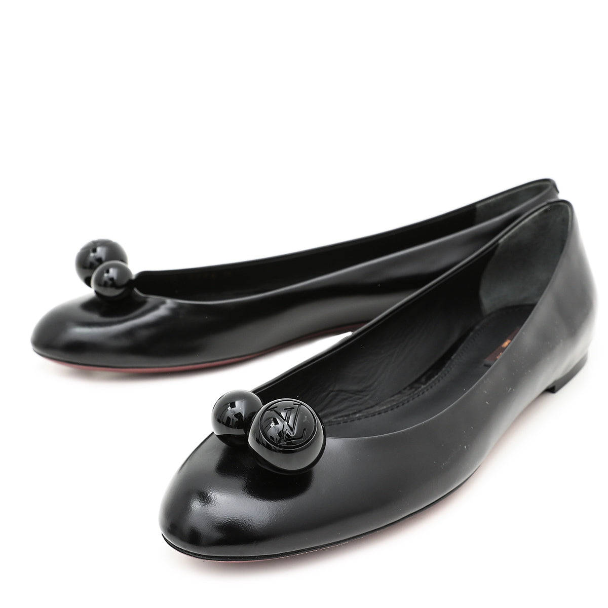 Louis Vuitton Black Betty Ballerina Flats 42-Louis Vuitton-THE CLOSET