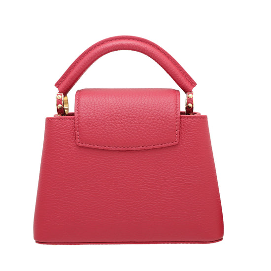 Louis Vuitton Capucines Mini Bag in White/Scarlet Red — UFO No More