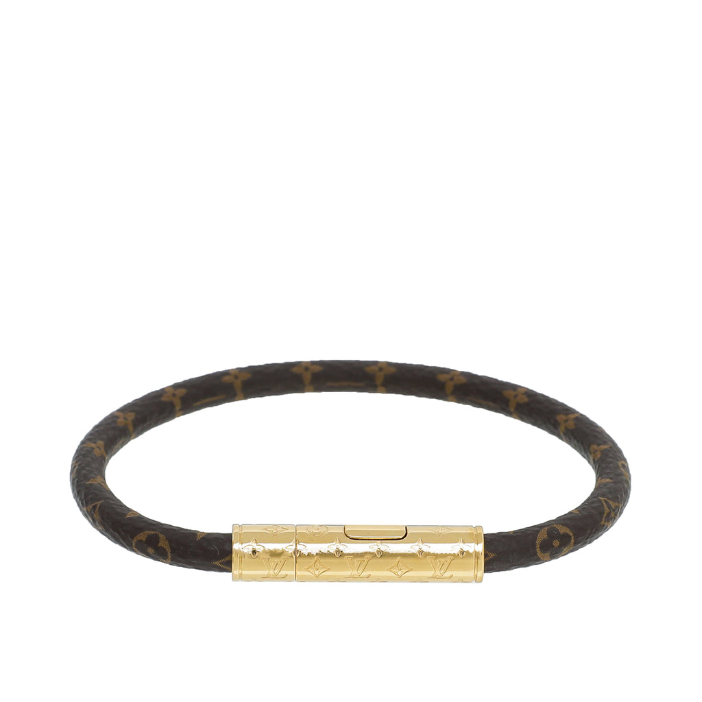 Louis Vuitton, Jewelry, Louis Vuitton Monogram Confidential Bracelet Worn  Once Boxbag Authenticity