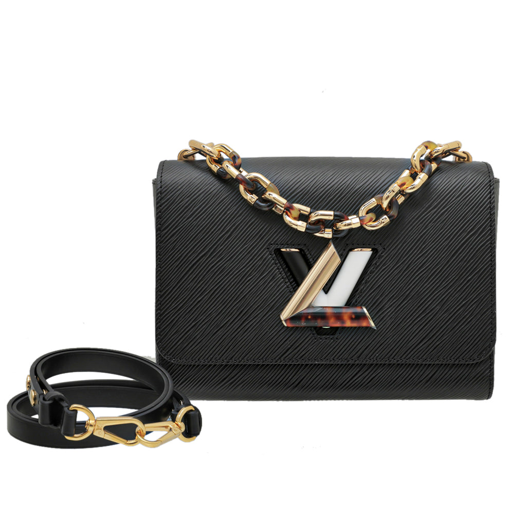 Louis Vuitton Black Twist MM Chain Bag-Louis Vuitton-THE CLOSET