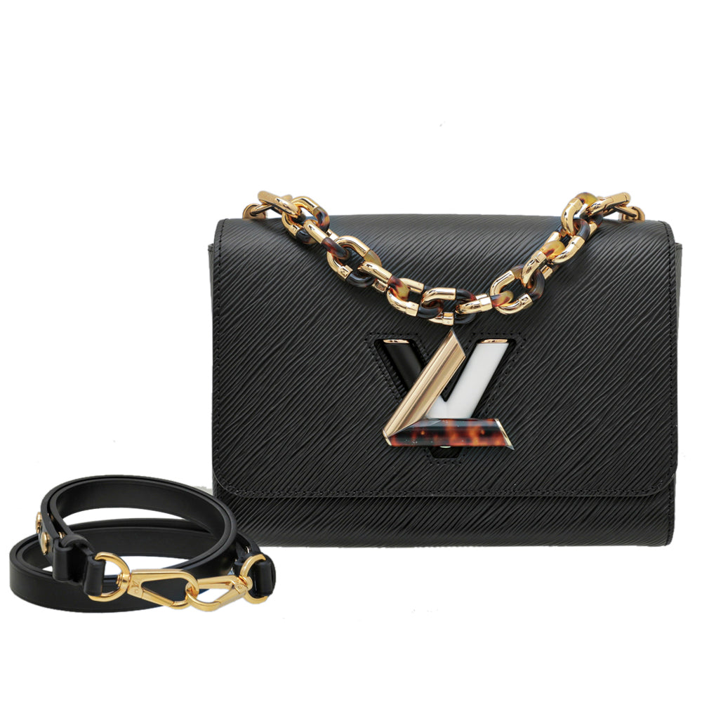 Louis Vuitton Black Twist MM Chain Bag