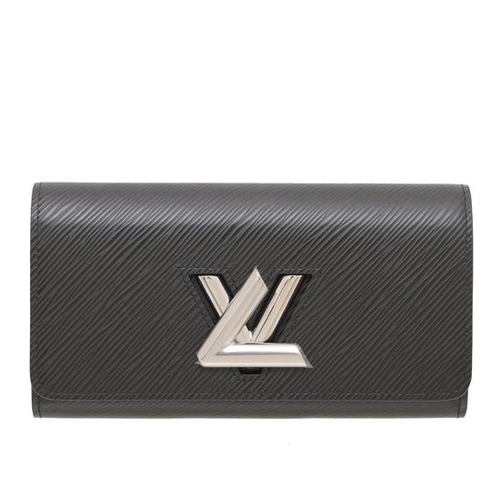 Louis Vuitton Black Twist Wallet W- BR Initials