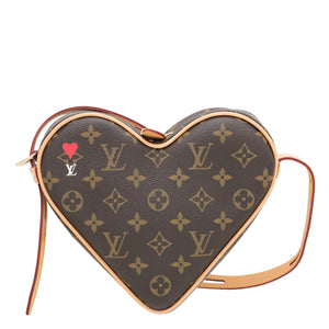 لعبة Louis Vuitton Monogram على حقيبة القلب Coeur