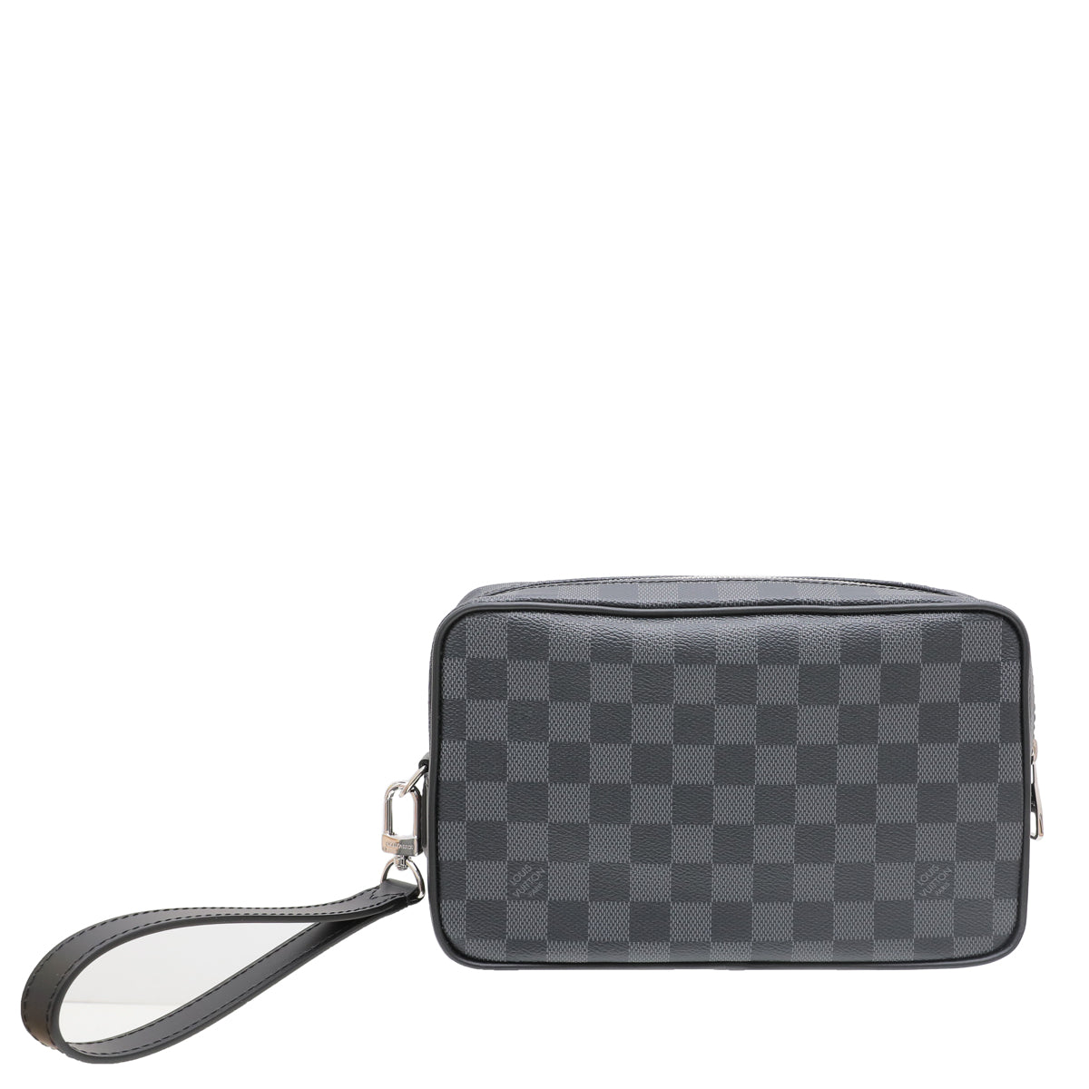 Men LV Louis Vuitton Damier Kasai Clutch Handbag N41664 Leather