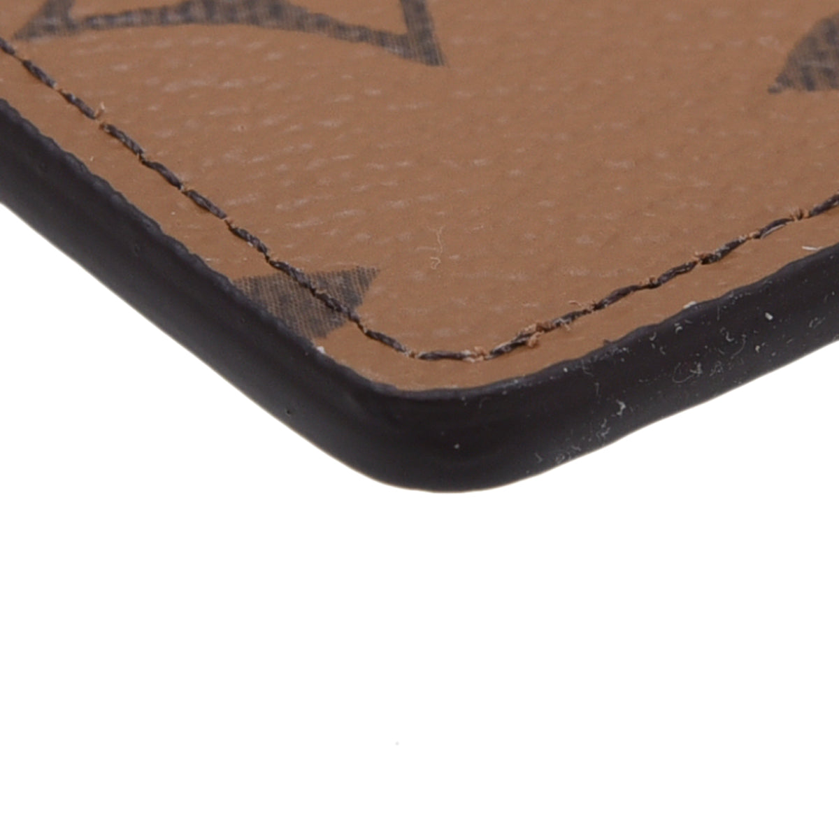 Louis Vuitton Brown Monogram Reverse Flat Card Holder-Louis Vuitton-THE CLOSET