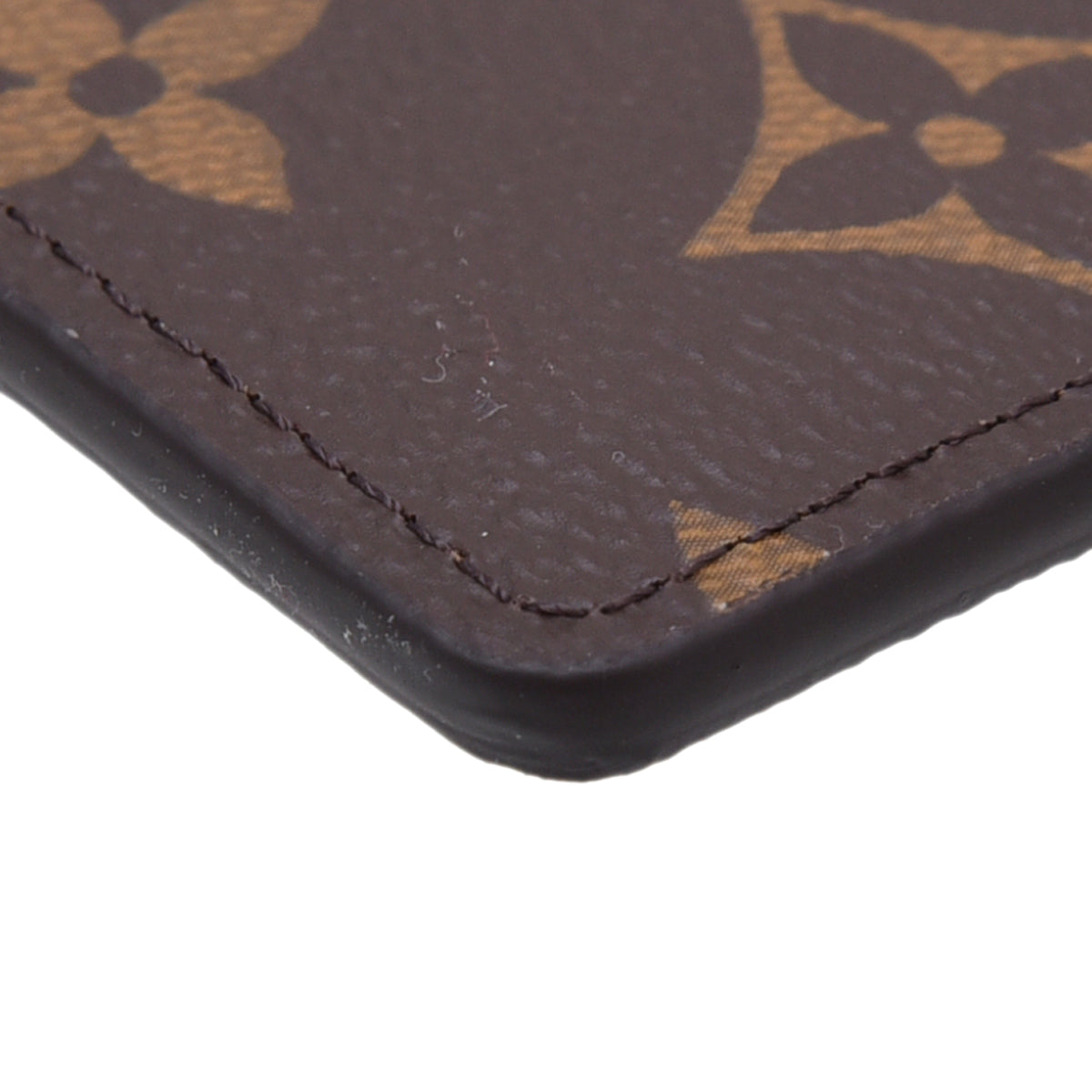 Louis Vuitton Brown Monogram Reverse Flat Card Holder-Louis Vuitton-THE CLOSET