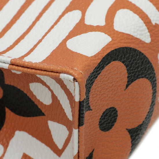 Louis Vuitton Crafty Toiletry 26 Pochette XL Caramel Giant Flower Monogram  Bag