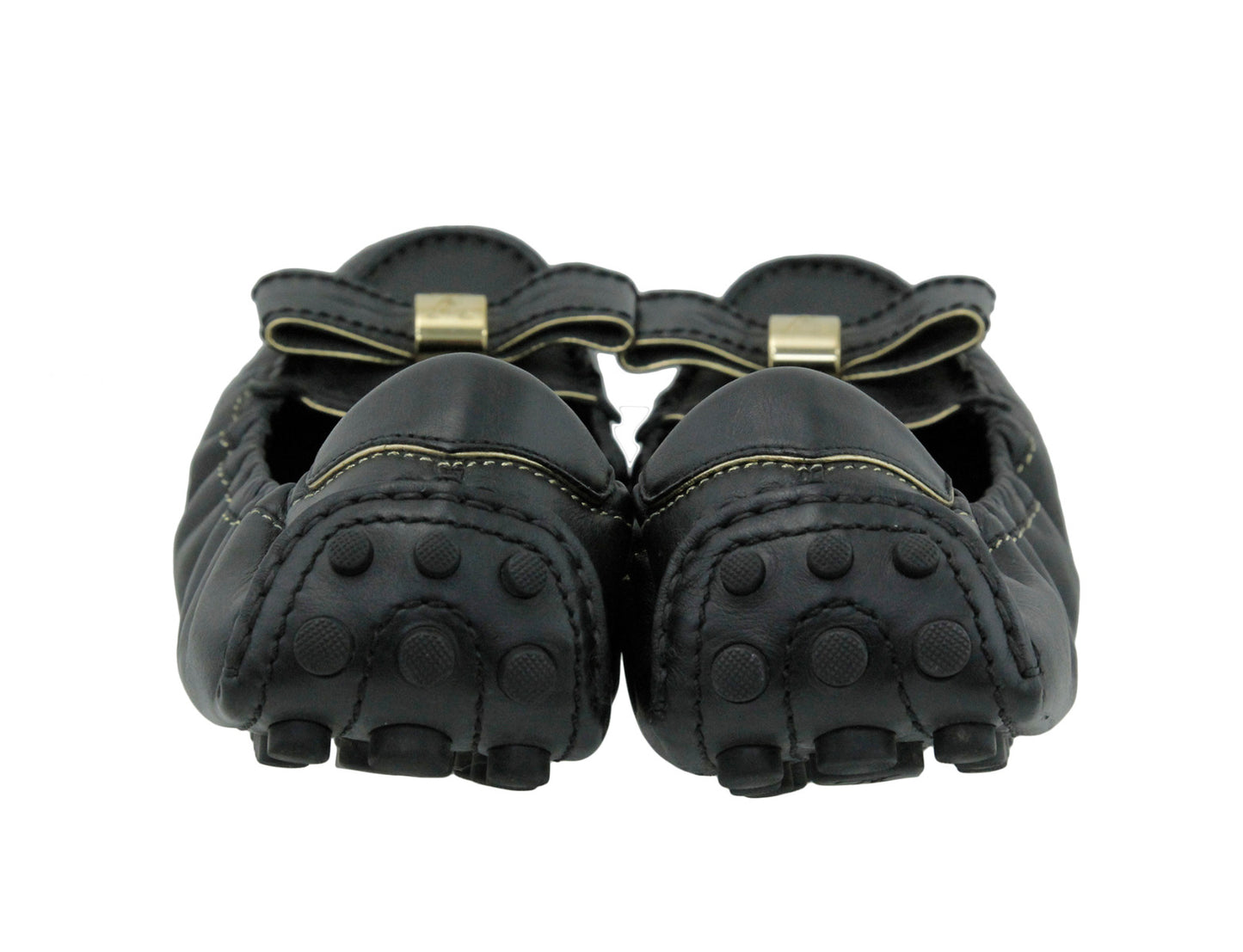 Louis Vuitton Black Bow Ballerina Flat 40-Louis Vuitton-THE CLOSET