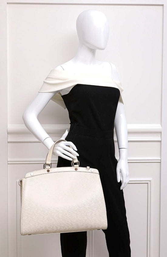 Louis Vuitton White Epi Brea GM – The Closet