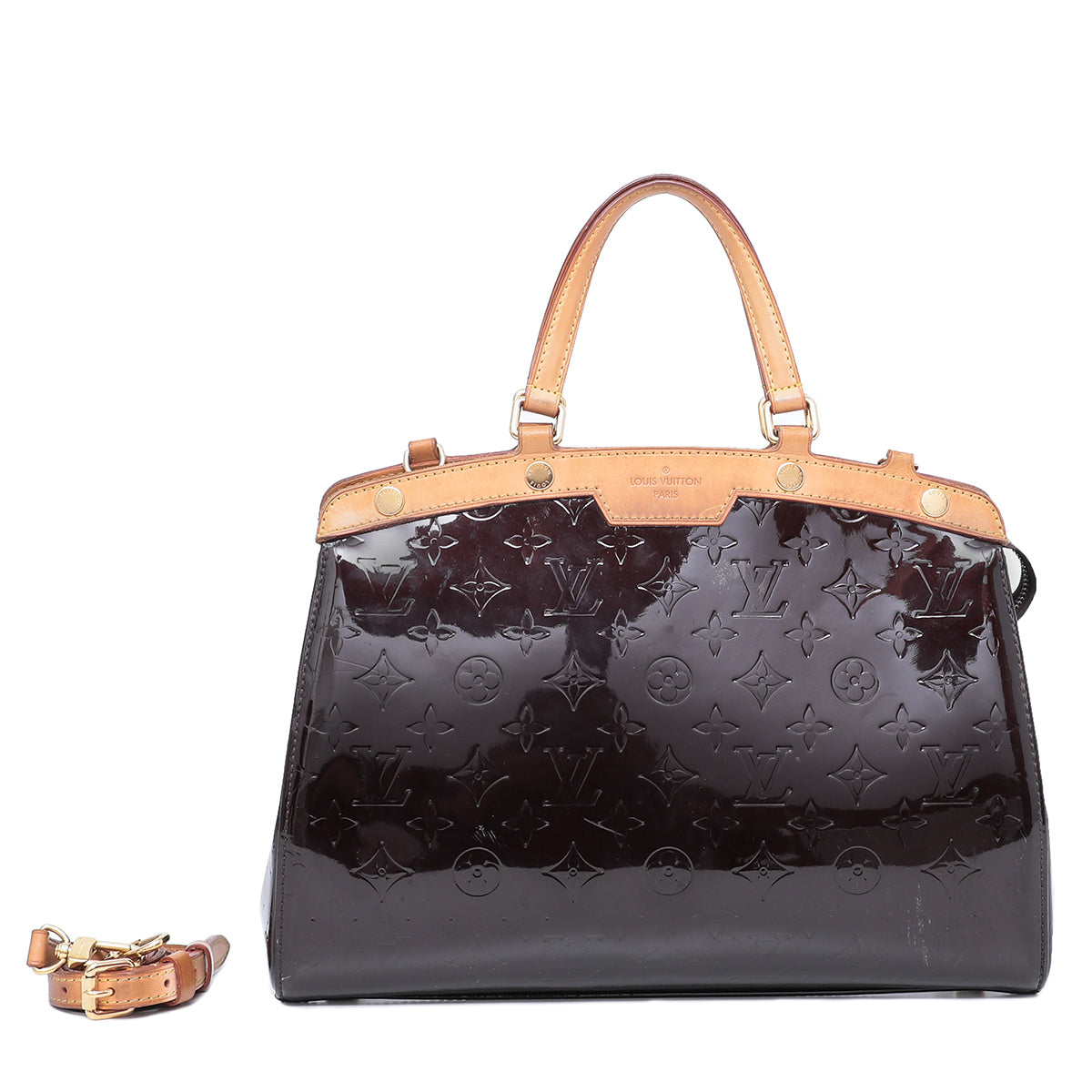 Louis Vuitton Amarante Monogram Brea MM Bag-Louis Vuitton-THE CLOSET