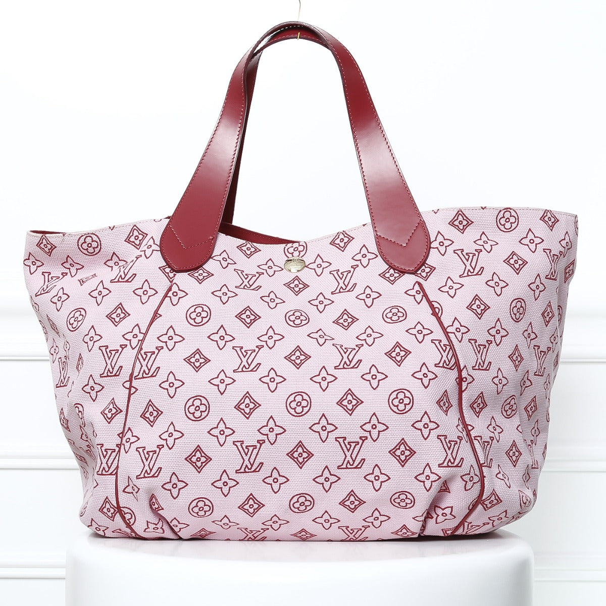 Louis Vuitton Pink Red Monogram Cabas Ipanema GM-Louis Vuitton-THE CLOSET
