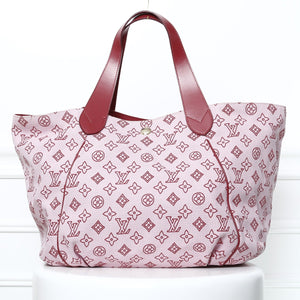 Louis Vuitton Pink Red Monogram Cabas Ipanema GM