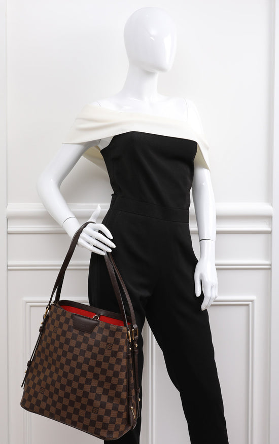 Louis Vuitton Damier Ebene Canvas and Leather Cabas Rivington GM Bag Louis  Vuitton