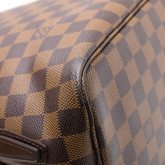 Louis Vuitton Brown Damier Canvas Leather Rivington Tote Bag Louis Vuitton