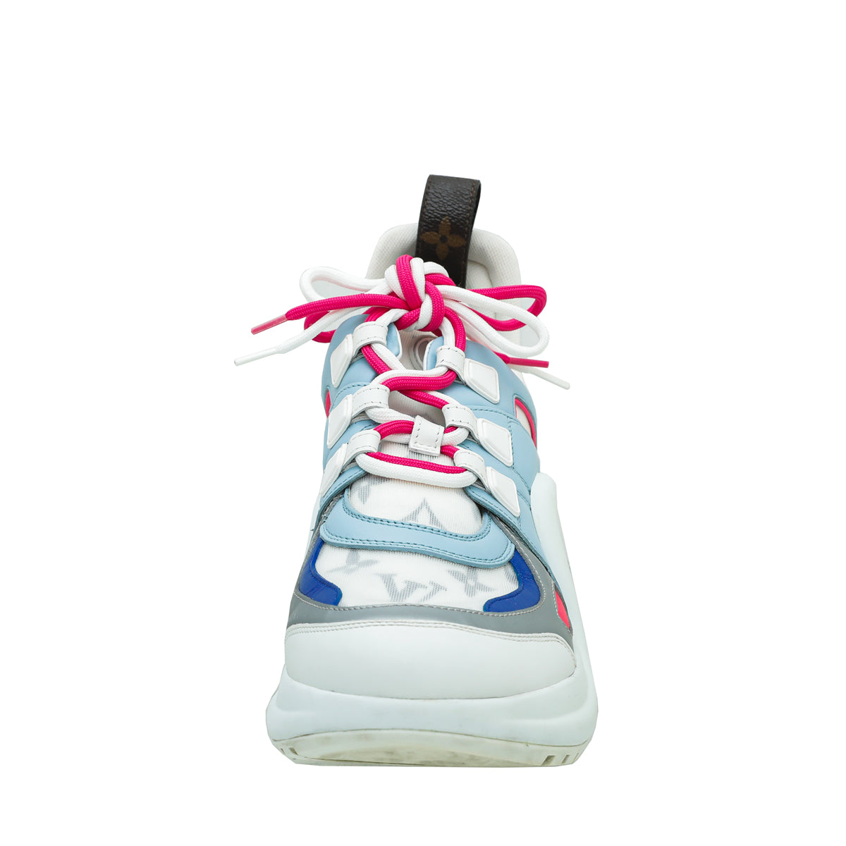 Louis Vuitton White Multicolor Monogram Archlight Sneaker 38.5-Louis Vuitton-THE CLOSET
