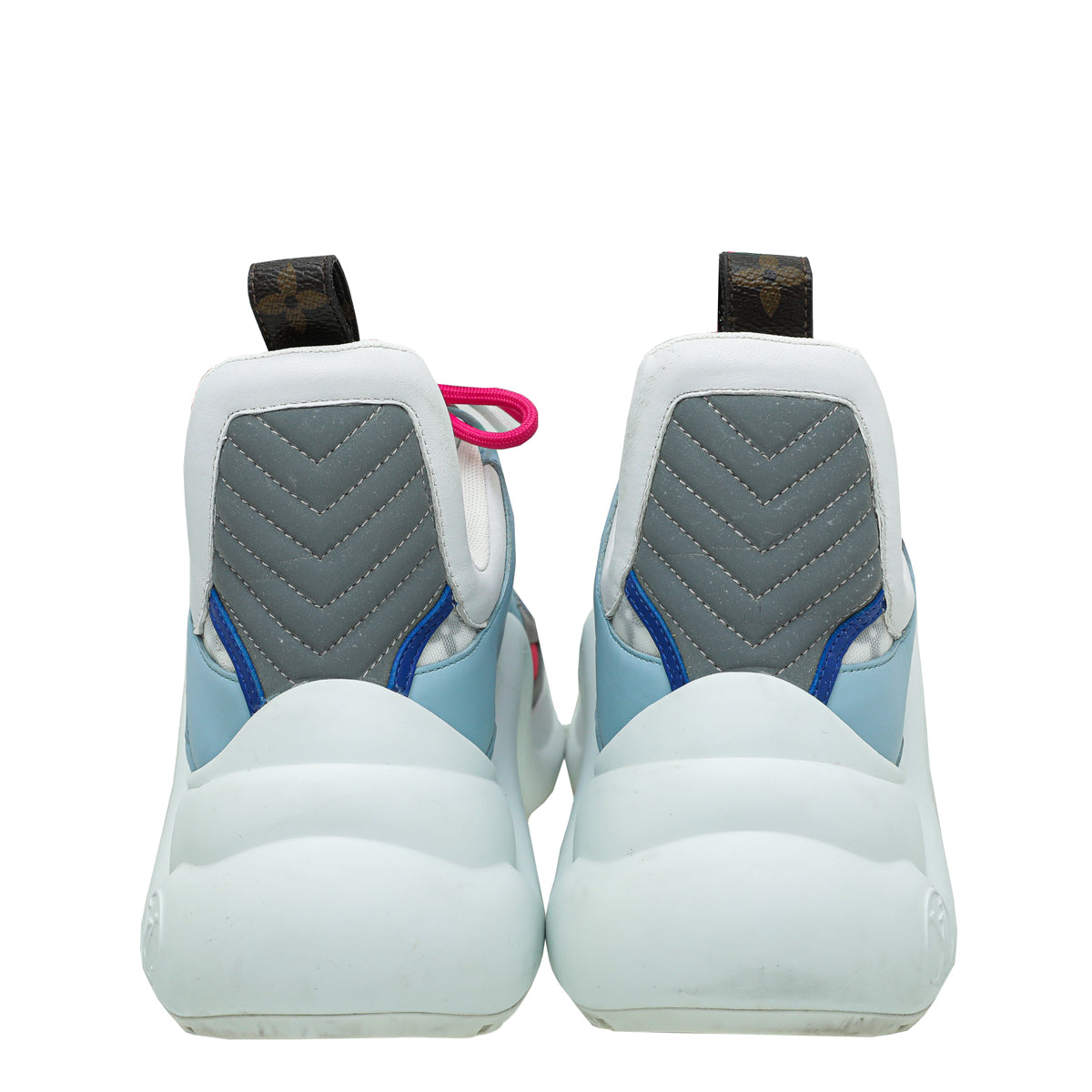 Louis Vuitton White Multicolor Monogram Archlight Sneaker 38.5-Louis Vuitton-THE CLOSET