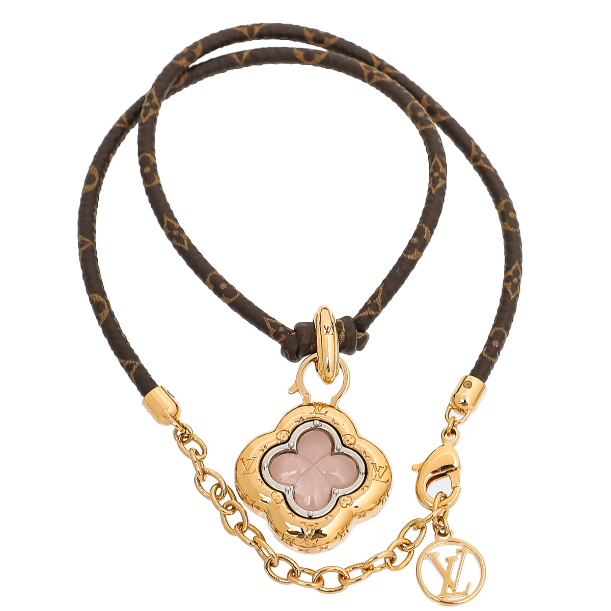 Louis Vuitton Monogram Cauliflower Choker Necklace-Louis Vuitton-THE CLOSET