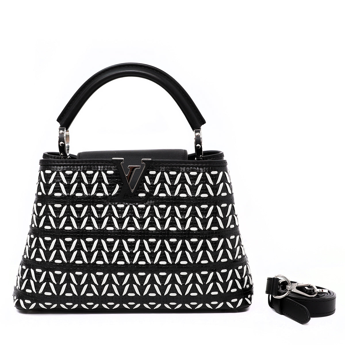 Louis Vuitton Bicolor Capucine Bag BB-Louis Vuitton-THE CLOSET