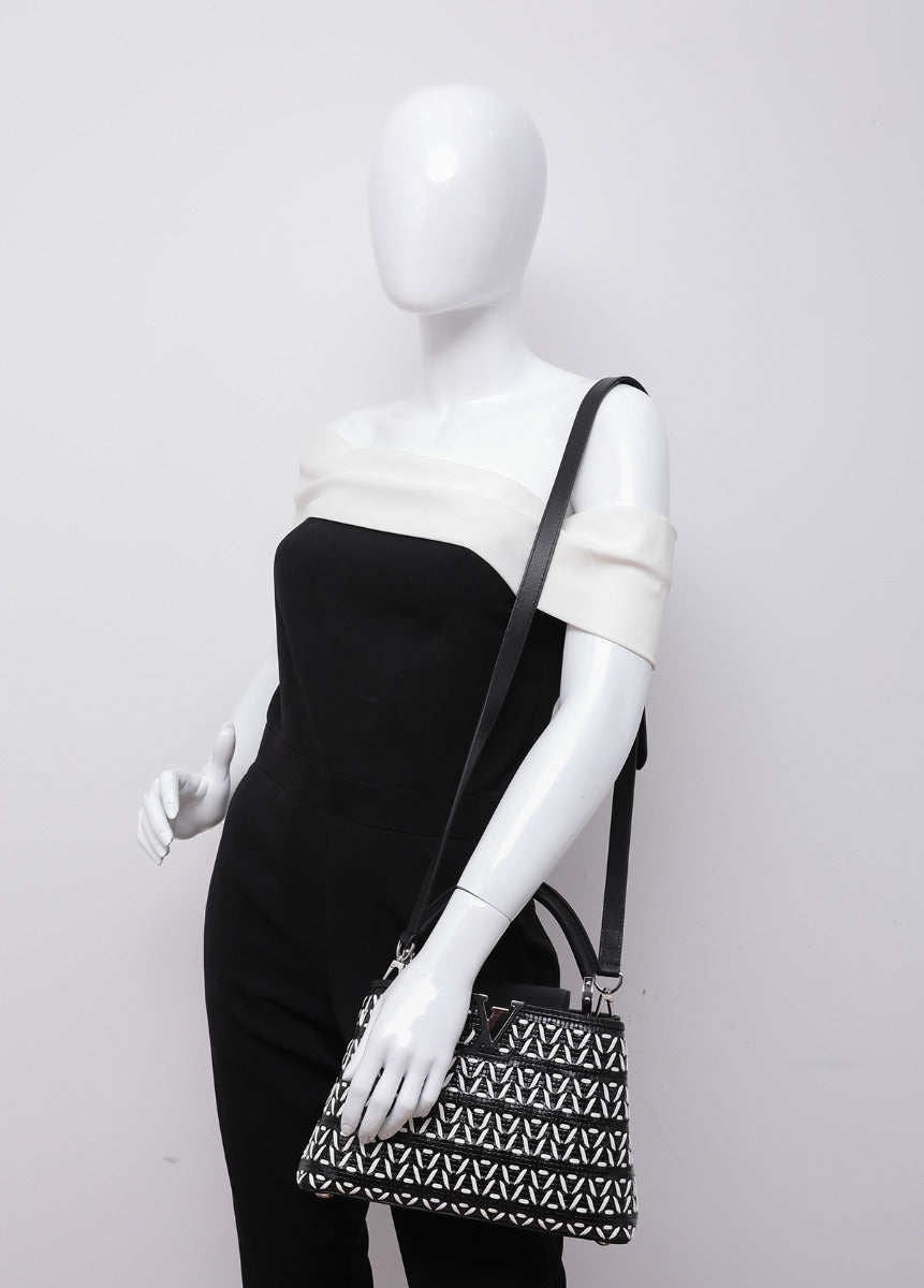 Louis Vuitton Bicolor Capucine Bag BB-Louis Vuitton-THE CLOSET