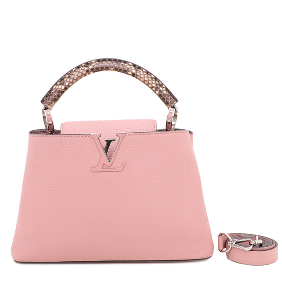 Louis Vuitton Magnolia Capucines BB Python Handle Bag