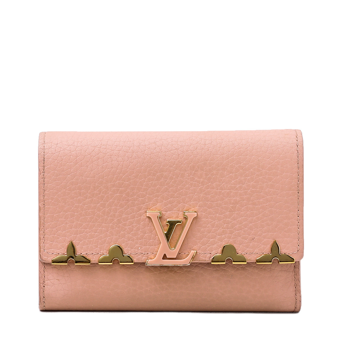 Louis Vuitton Rose Ballerine Capucines Compact Wallet-Louis Vuitton-THE CLOSET