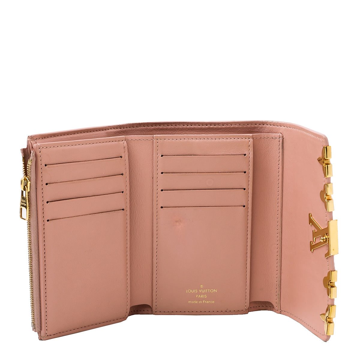 Louis Vuitton Rose Ballerine Capucines Compact Wallet-Louis Vuitton-THE CLOSET