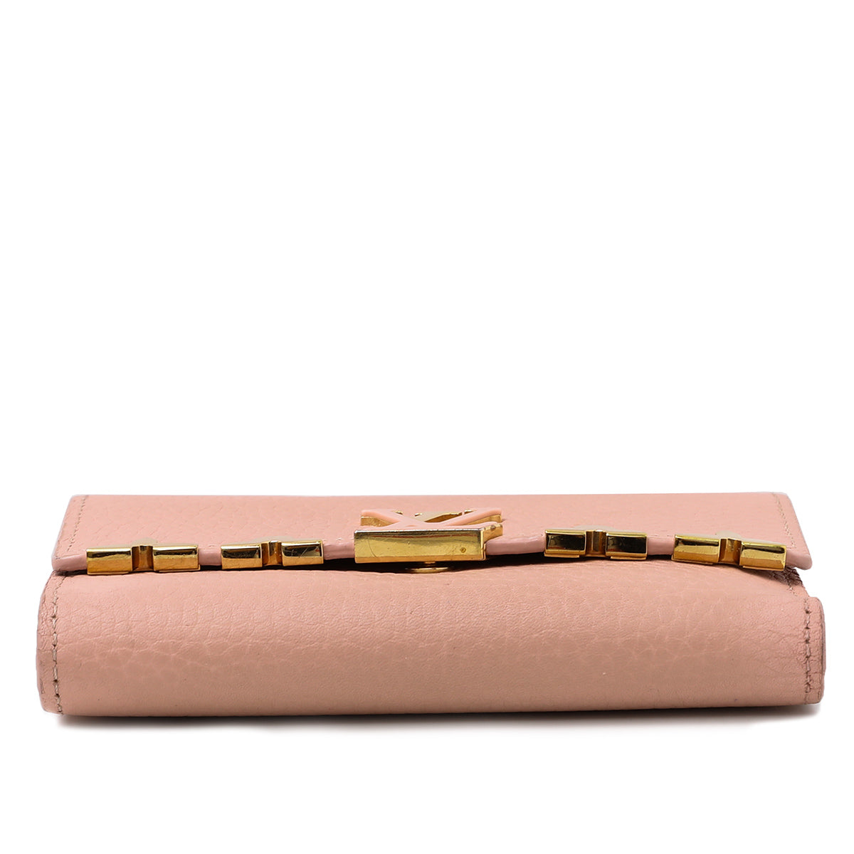 Louis Vuitton Rose Ballerine Capucines Compact Wallet