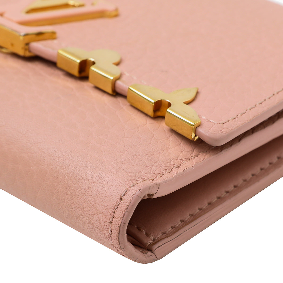 Louis Vuitton Rose Ballerine Capucines Compact Wallet-Louis Vuitton-THE CLOSET