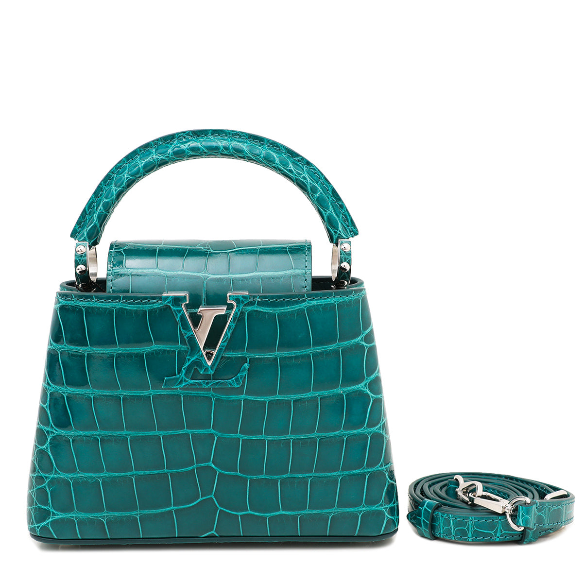 Louis Vuitton Cactus Capucines Crocodilien Brillant Mini Bag-Louis Vuitton-THE CLOSET