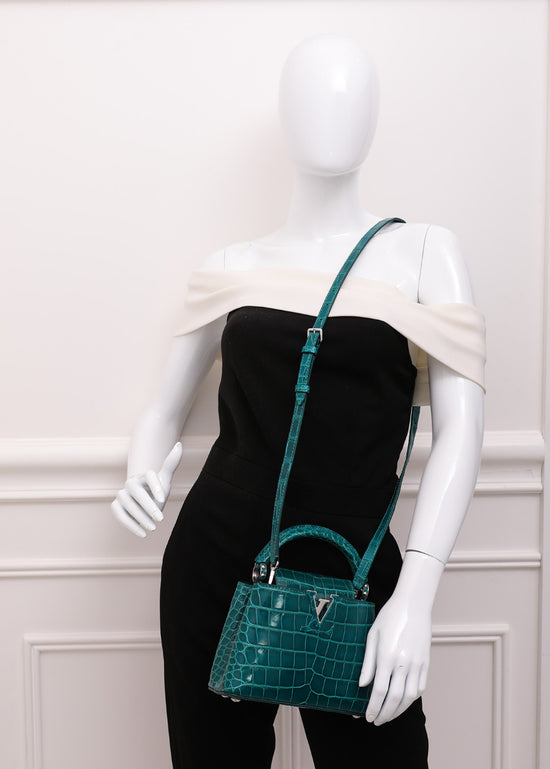Louis Vuitton Cactus Capucines Crocodilien Brillant Mini Bag – The Closet