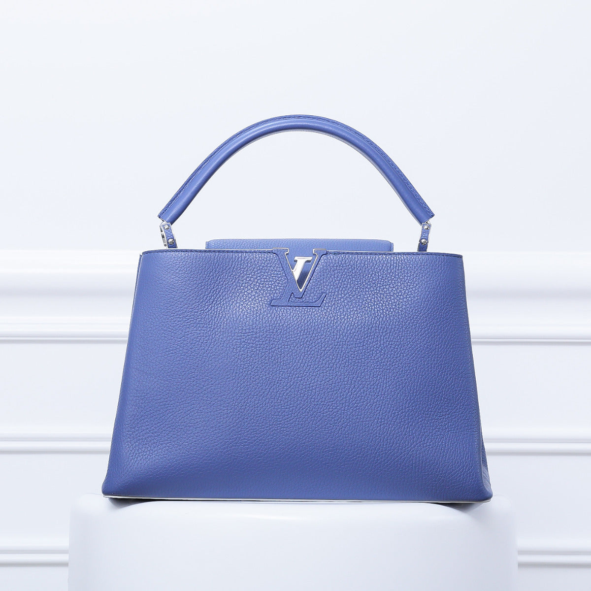 Louis Vuitton Capucines MM Blue-Louis Vuitton-THE CLOSET