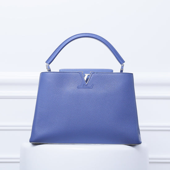 Louis Vuitton Capucines MM Blue