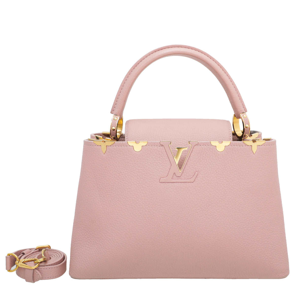 Louis Vuitton Magnolia Capucines Monogram Flower Edge Bag-Louis Vuitton-THE CLOSET