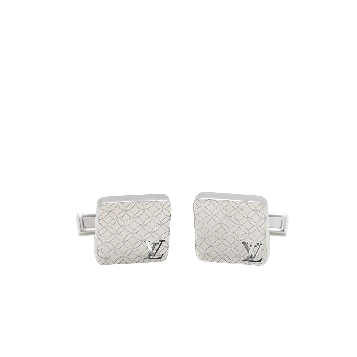 Louis Vuitton Silver Champs Elysees Cufflinks
