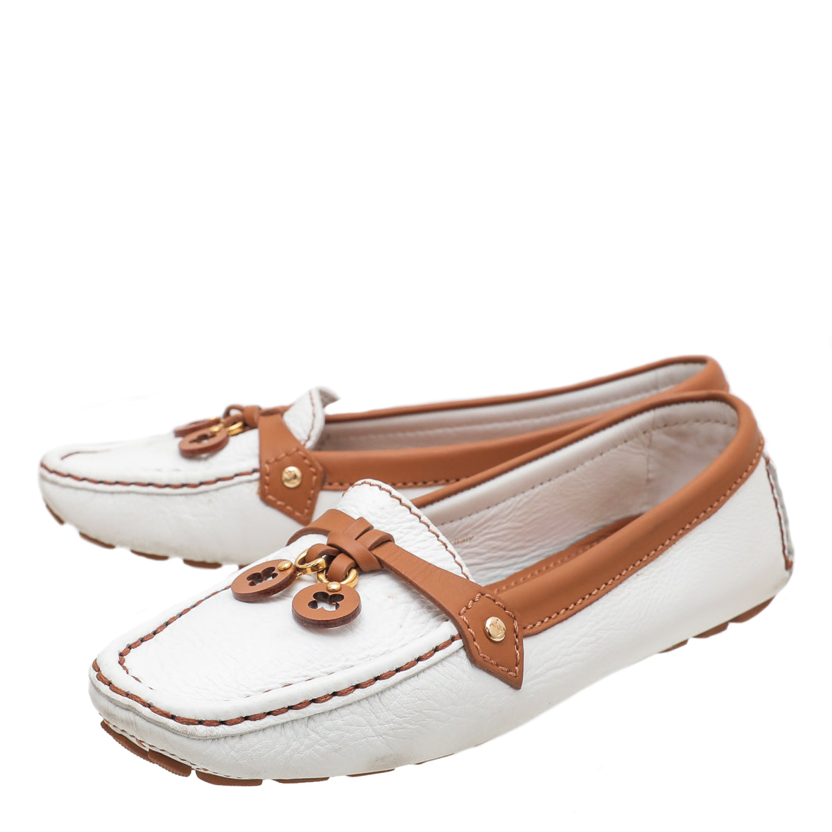 Louis Vuitton Bicolor Charm Loafers 36-Louis Vuitton-THE CLOSET