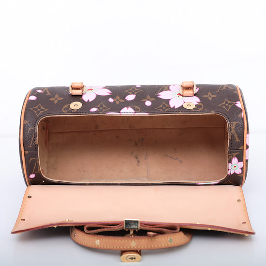 Louis Vuitton Bucket cherry blossoms Brown Cloth ref.109436 - Joli Closet