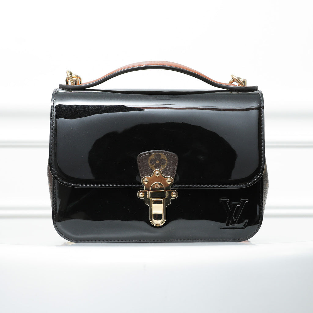 Louis Vuitton Monogram Black Vernis Cherrywood PM Bag – The Closet
