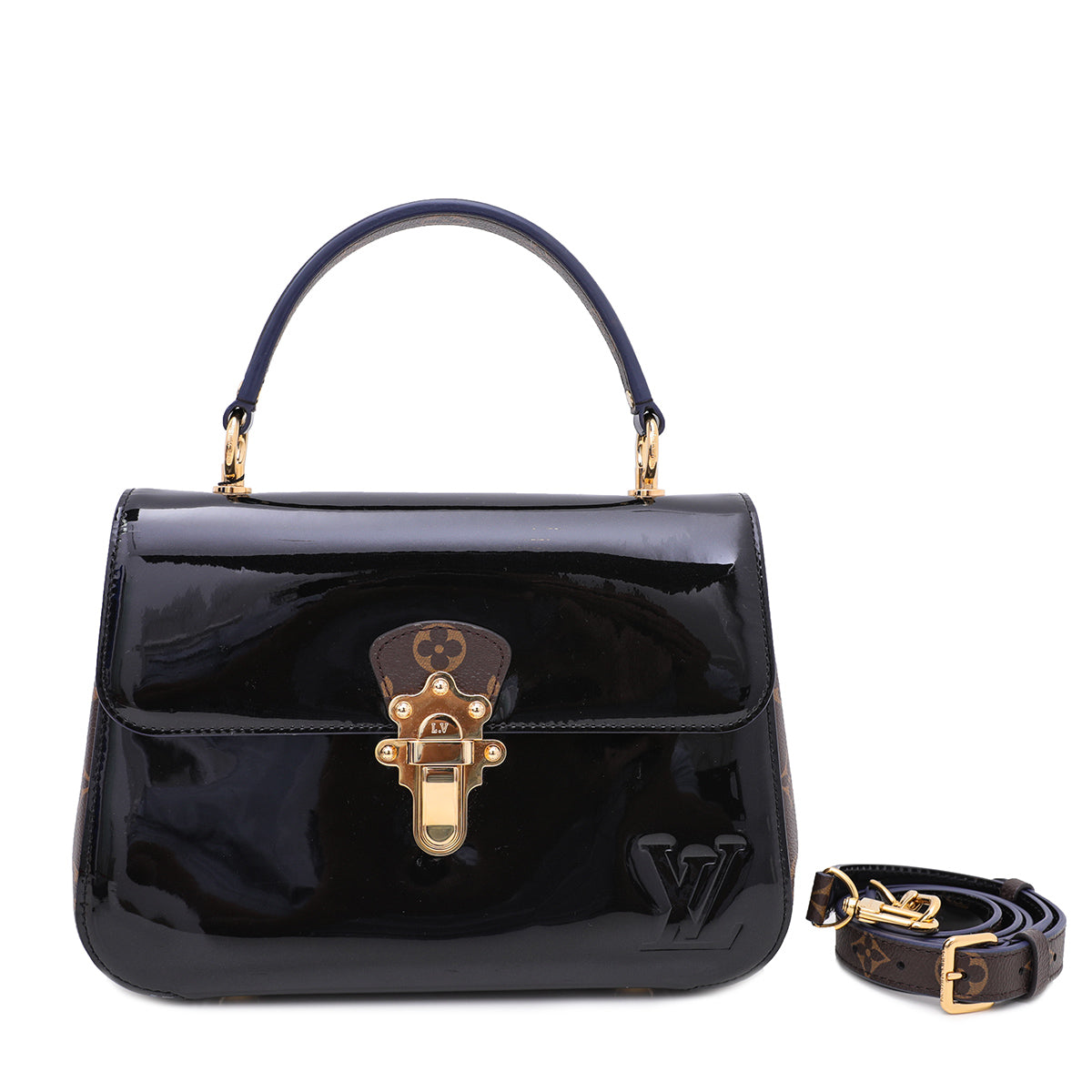 Louis Vuitton Black Monogram Cherrywood PM Bag-Louis Vuitton-THE CLOSET