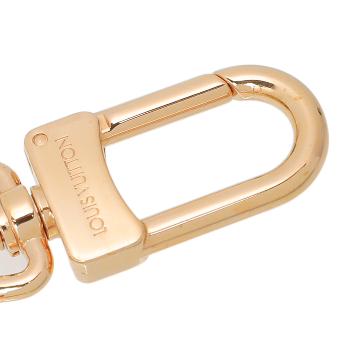 Louis Vuitton Gold Circle Bag Charm and Key Holder