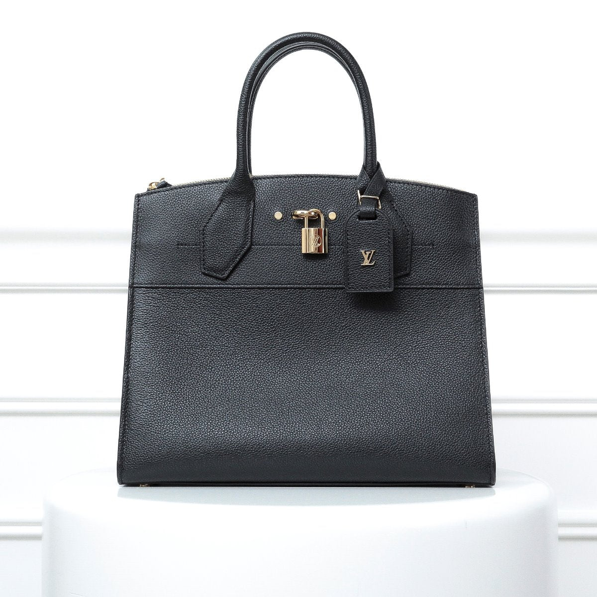Louis Vuitton Noir City Steamer Bag MM-Louis Vuitton-THE CLOSET