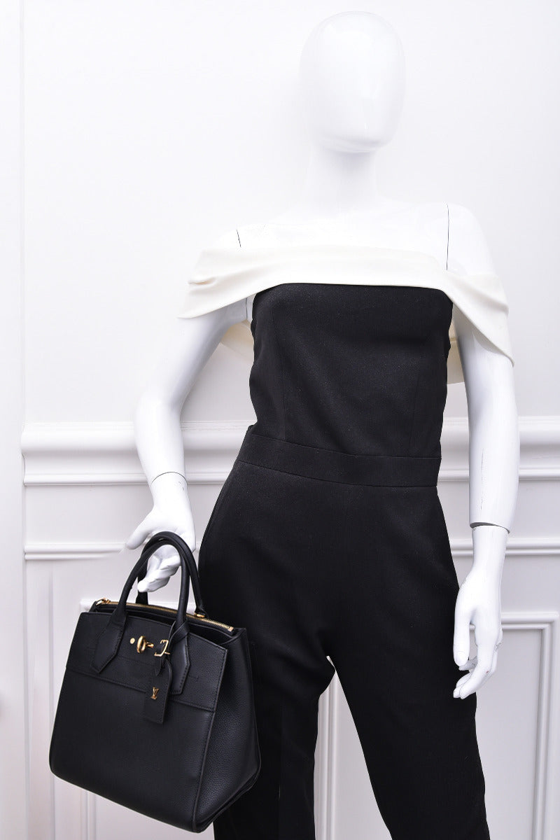Louis Vuitton catwalk steamer tote 2021 neuf Black Leather ref.469742 -  Joli Closet
