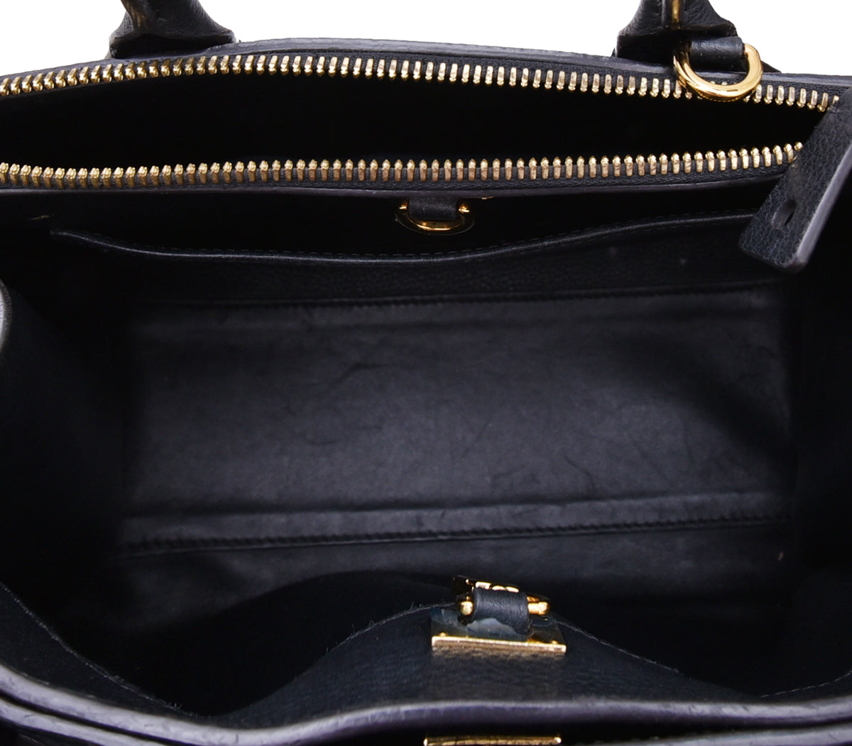 Louis Vuitton Bicolor Leather City Steamer Bag M42496 Black Pony-style  calfskin ref.989122 - Joli Closet