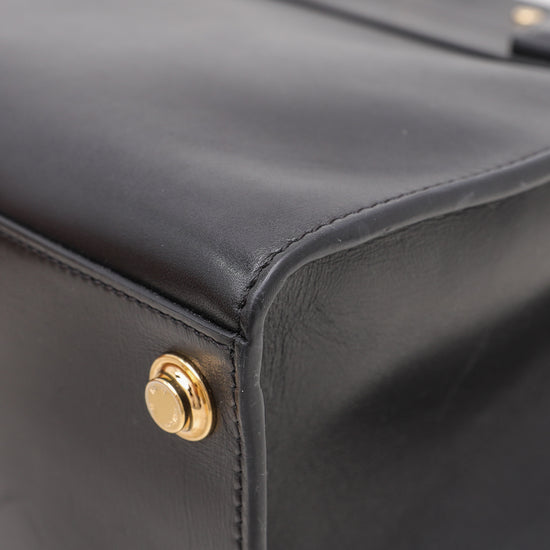 Louis Vuitton Noir Calfskin City Steamer Luggage Tag