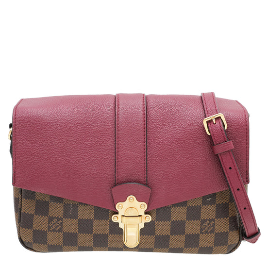 Clapton leather crossbody bag Louis Vuitton Brown in Leather