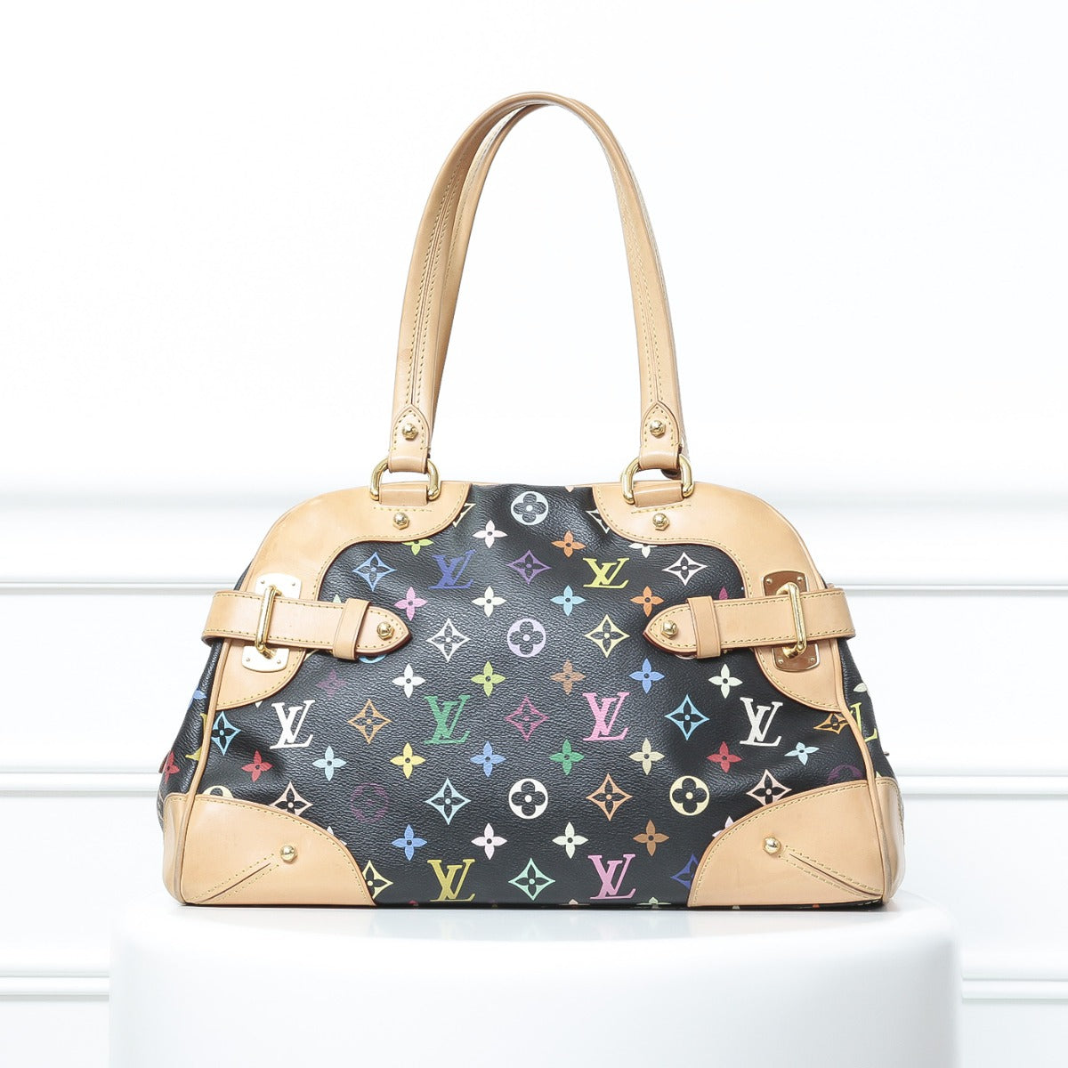 Louis Vuitton Black Multicolor Claudia Bag-Louis Vuitton-THE CLOSET