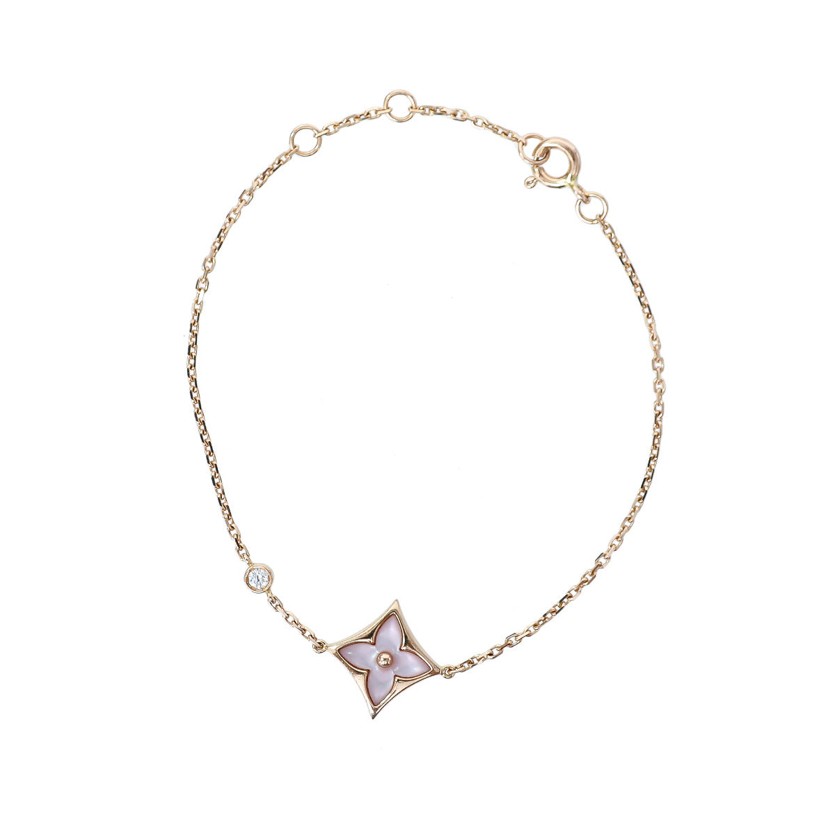 Louis Vuitton 18k Gold -Mother of Pearl Blossom Star Bracelet BB-Louis Vuitton-THE CLOSET