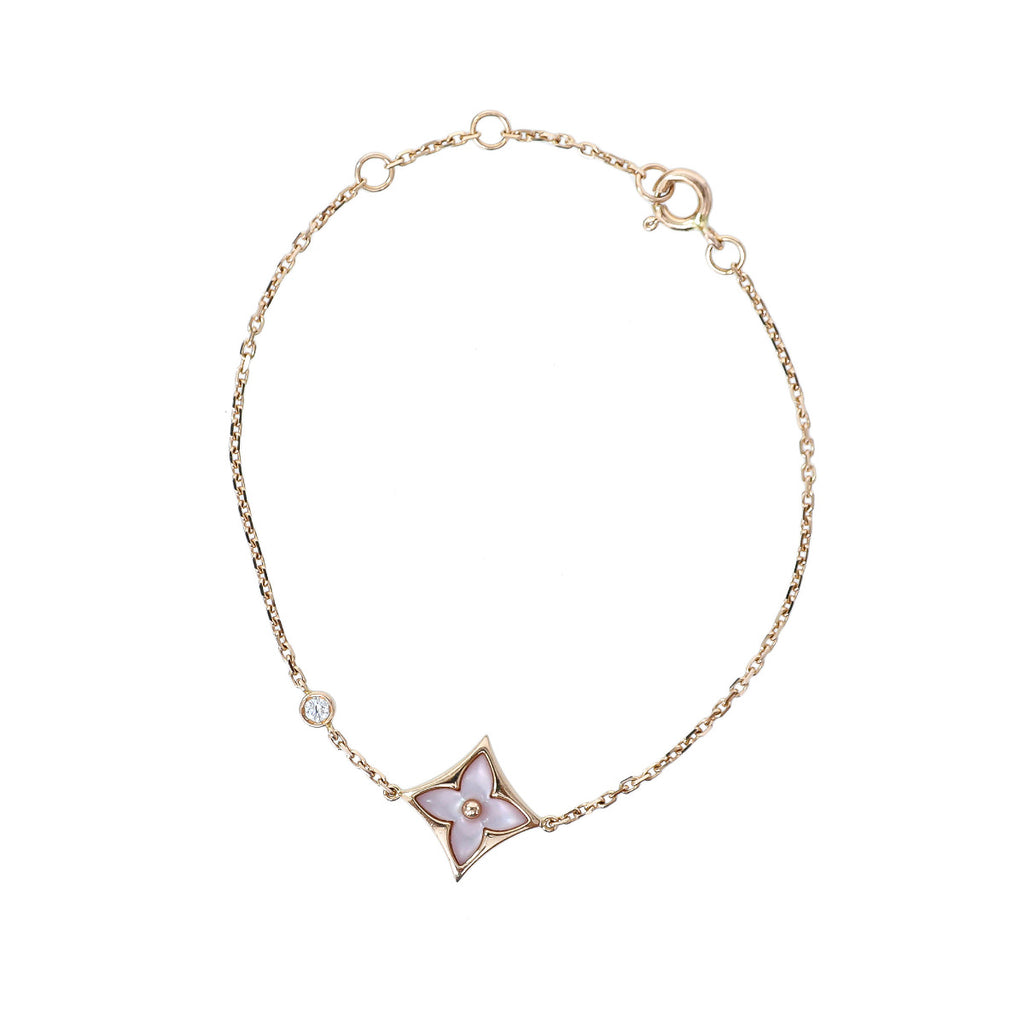 Louis Vuitton Color Blossom Sun Mother Of Pearl 18k Rose Gold Charm  Bracelet Louis Vuitton | The Luxury Closet