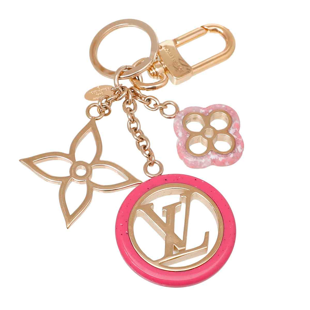 Louis Vuitton Colorline Bag Charm and Key Holder, Gold