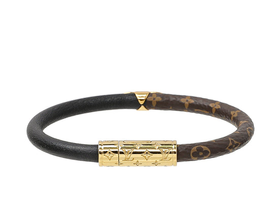 Louis Vuitton Bracelet Daily Confidential Monogram Black/Brown